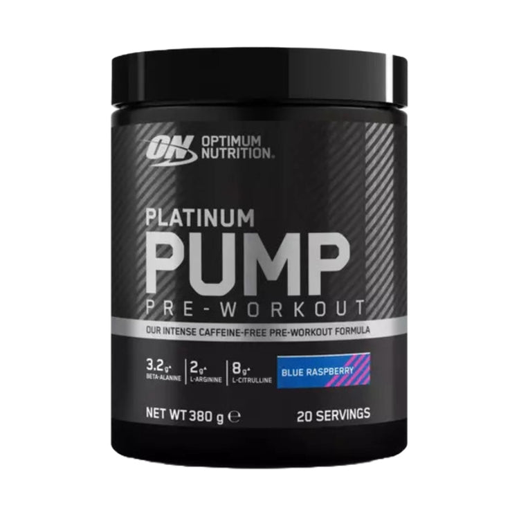 Optimum Nutrition Platinum Pump 380g, Blue Raspberry flavour