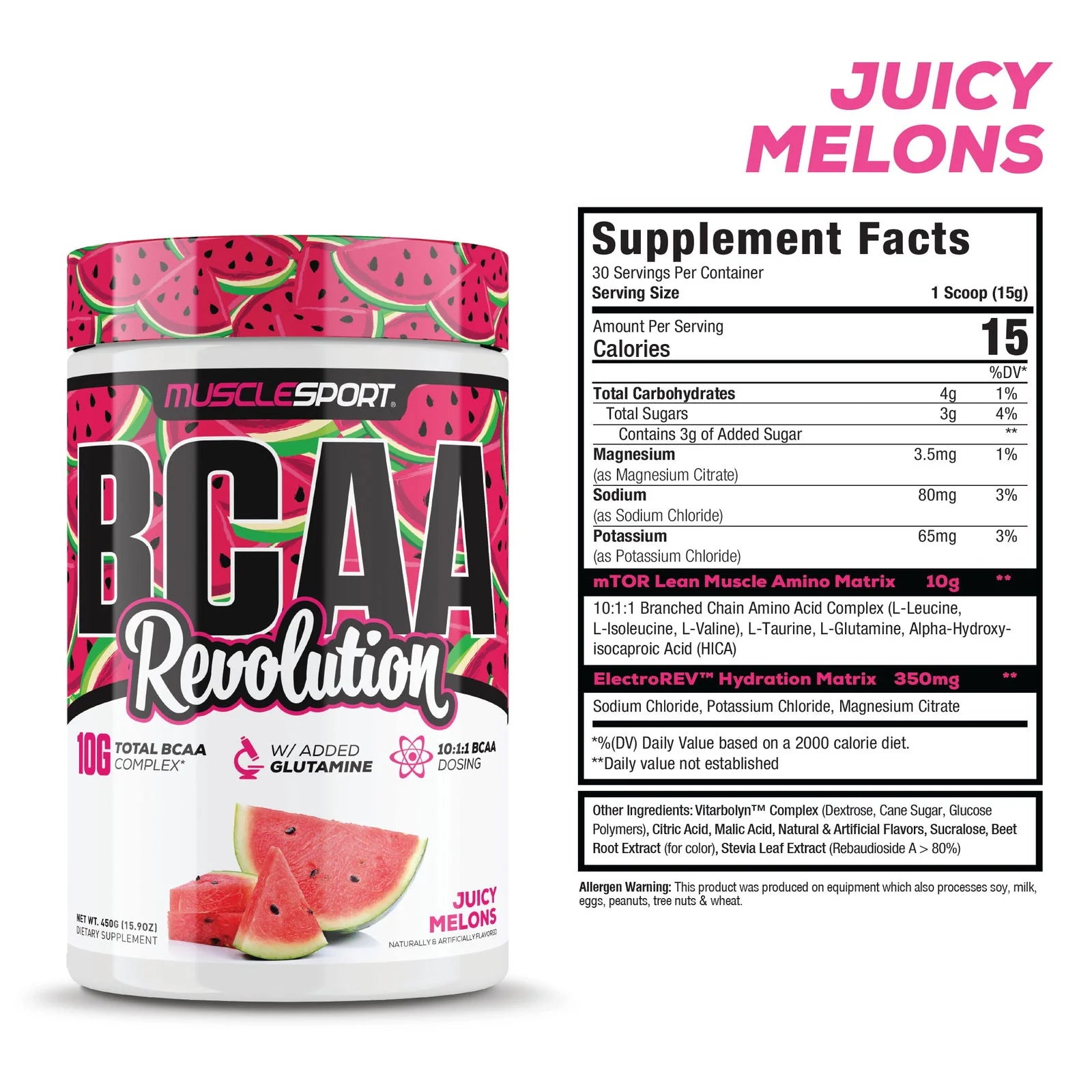 Muscle Sport BCAA Revolution 450g