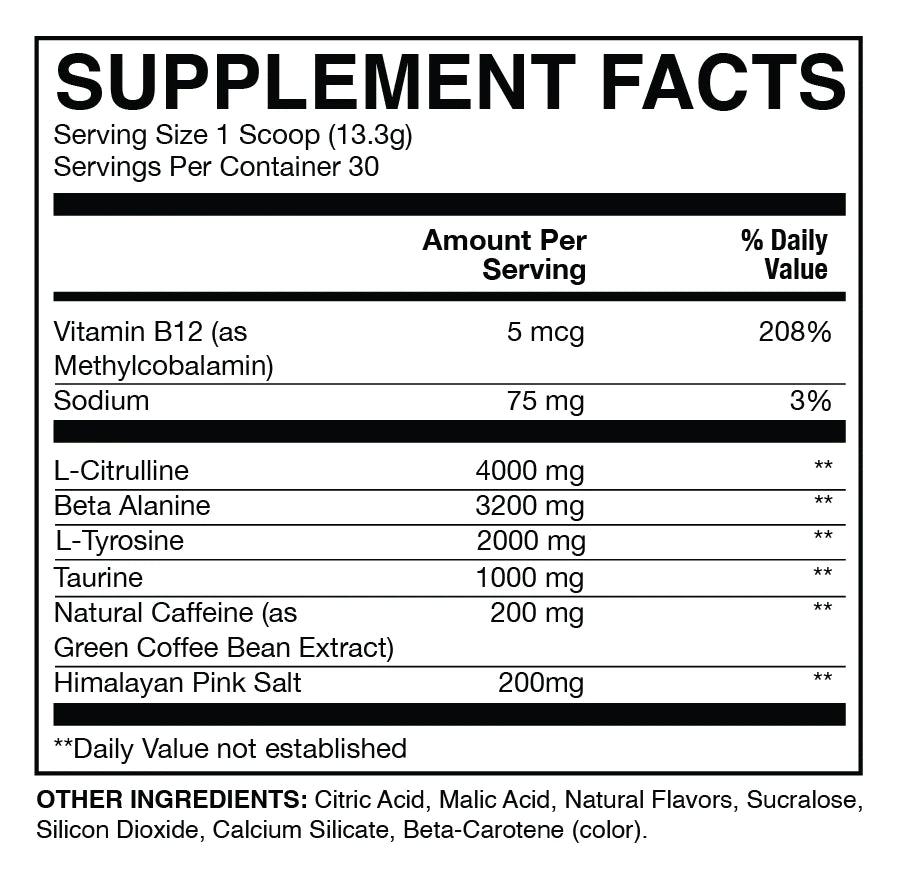 Cbum Pre Essential All-In-One Pre 30Servings