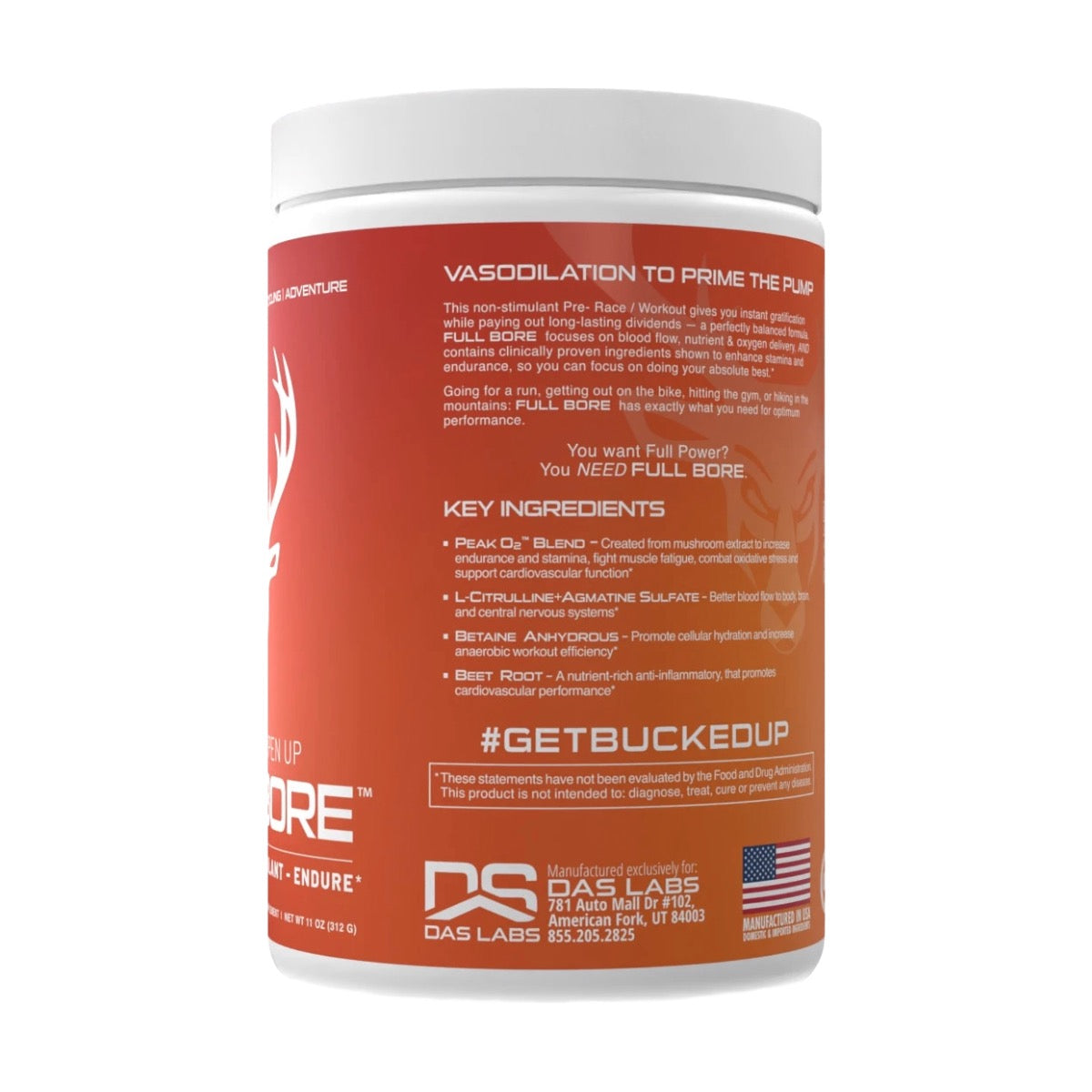 Bucked UP Full Bore Tropical Punch 30serv