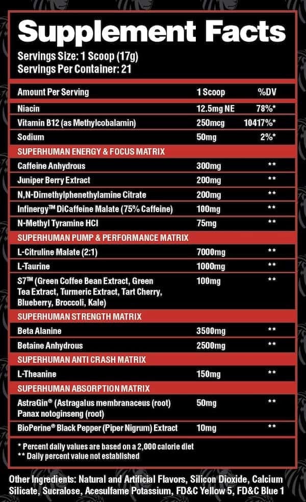 Alpha Lion Superhuman Supreme pre-workout