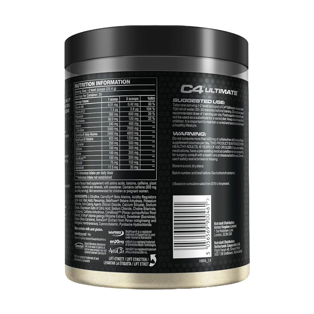 cellucor-c4-ultimate-pre-workout-20-servings-facts
