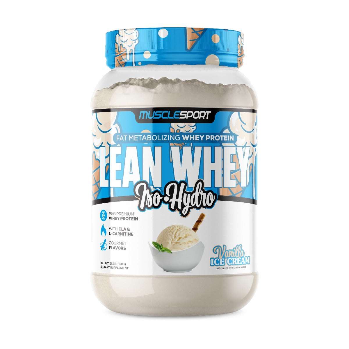 LEAN WHEY PROTEIN ISOLATE & HYDROLYZED 900G
