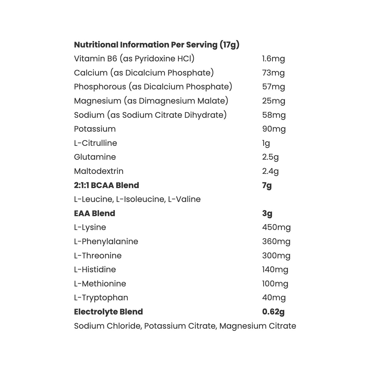 TWP Nutrition Endure Bcaa + Eaa 510G