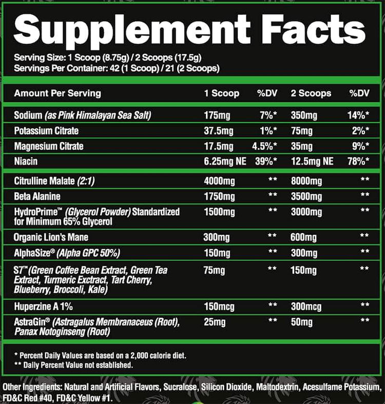 Alpha Lion Superhuman Pump