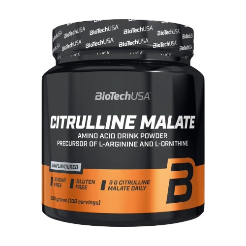 Citrulline Malate unflavoured amino acid powder supplement – energy metabolism and training support