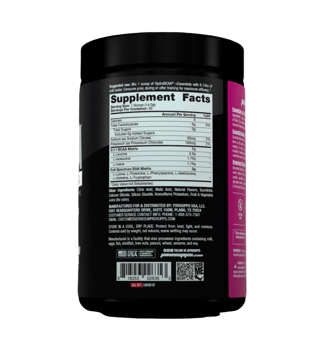 HydroBCAA® + EAA – Full Spectrum Essential Amino Acid Formula