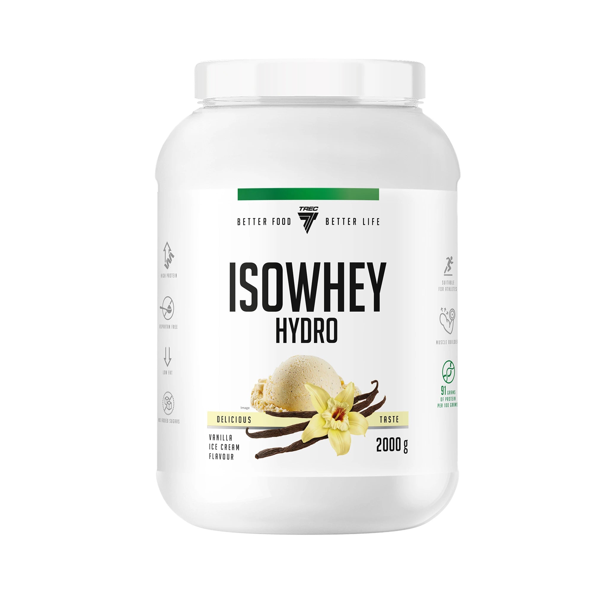 ISOWHEY Hydro Protein Isolate + Hydrolysed Protein Blend – High BV & Rapid Absorption