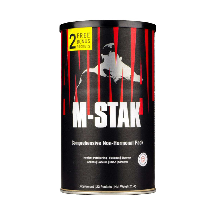 Animal M-Stak, 23 foil packs, red and black box, front of pack