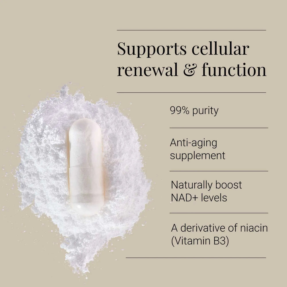 NMN Capsules 99% Pure NAD+ Booster 60Vcaps