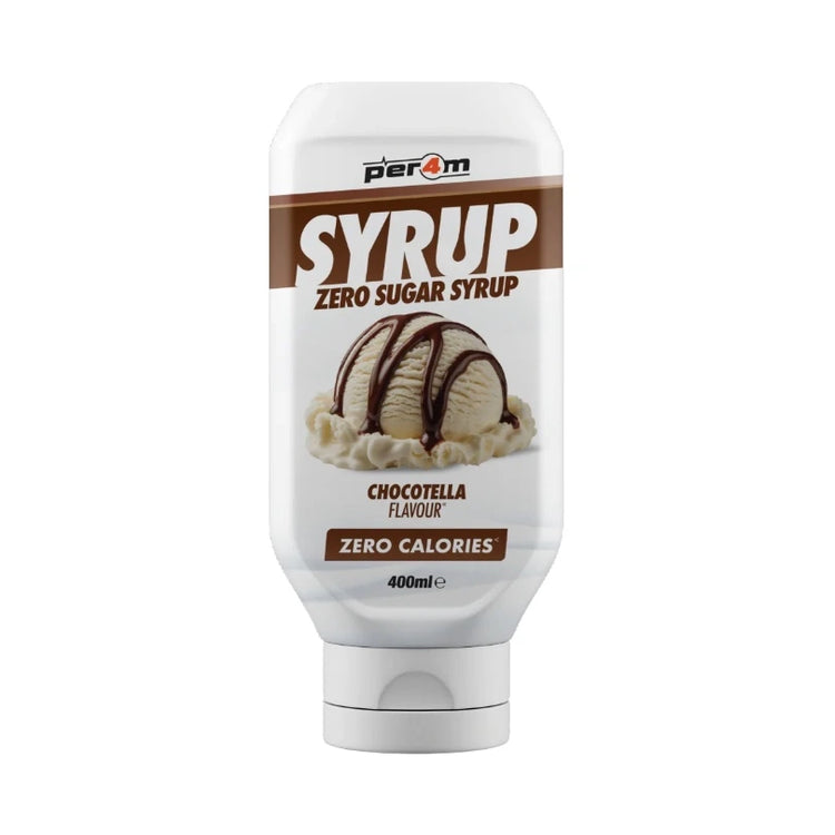 PER4M Zero Syrup 400ml squeezy bottle, Chocotella flavour, zero sugar