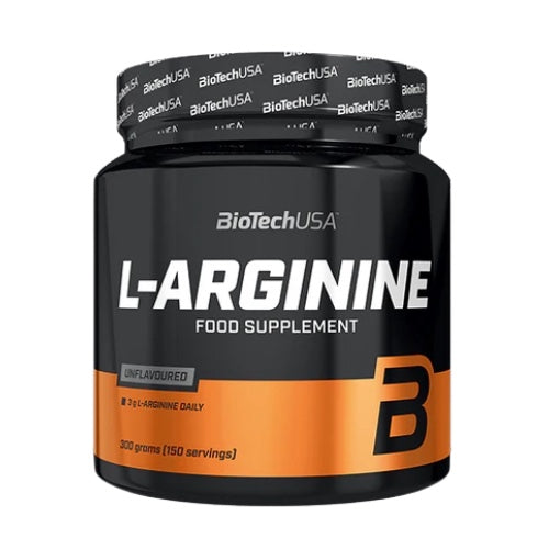 BioTechUSA L-Arginine Powder 300g, pure unflavoured amino acid powder