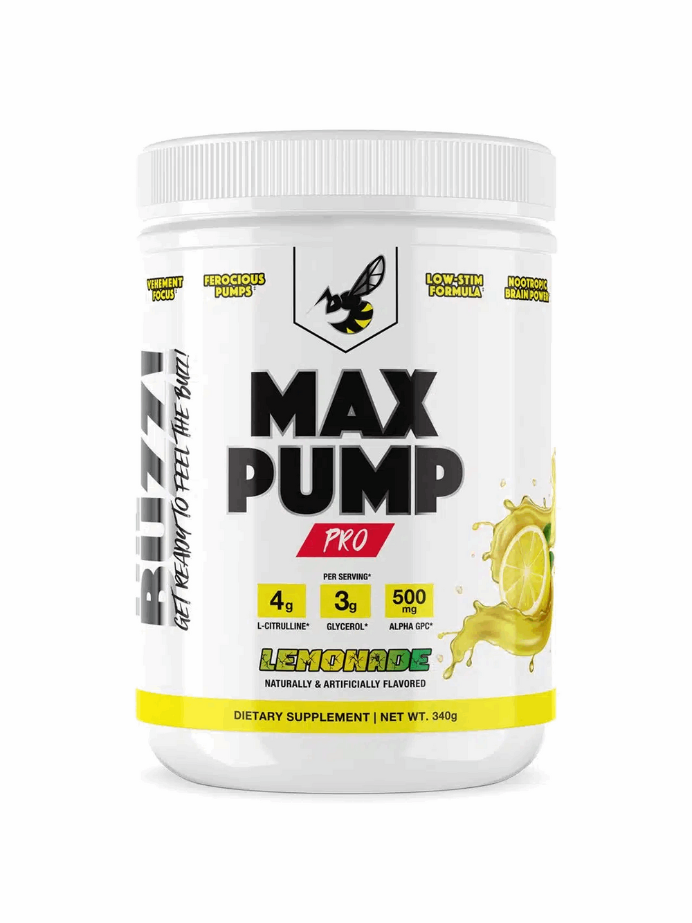 the buzz max pump pro lemonade