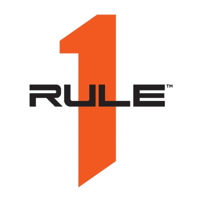 Rule 1 brand logo, transparent background