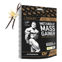 DY Nutrition Metabolic Mass Gainer 6000g bag, Vanilla flavour, front of pack on white background