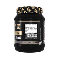 DY Nutrition Creatine Monohydrate 500g unflavoured tub – nutrition label