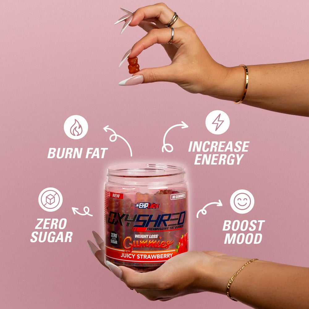 OxyShred Gummies – Energy Support Supplement (80 Gummies)
