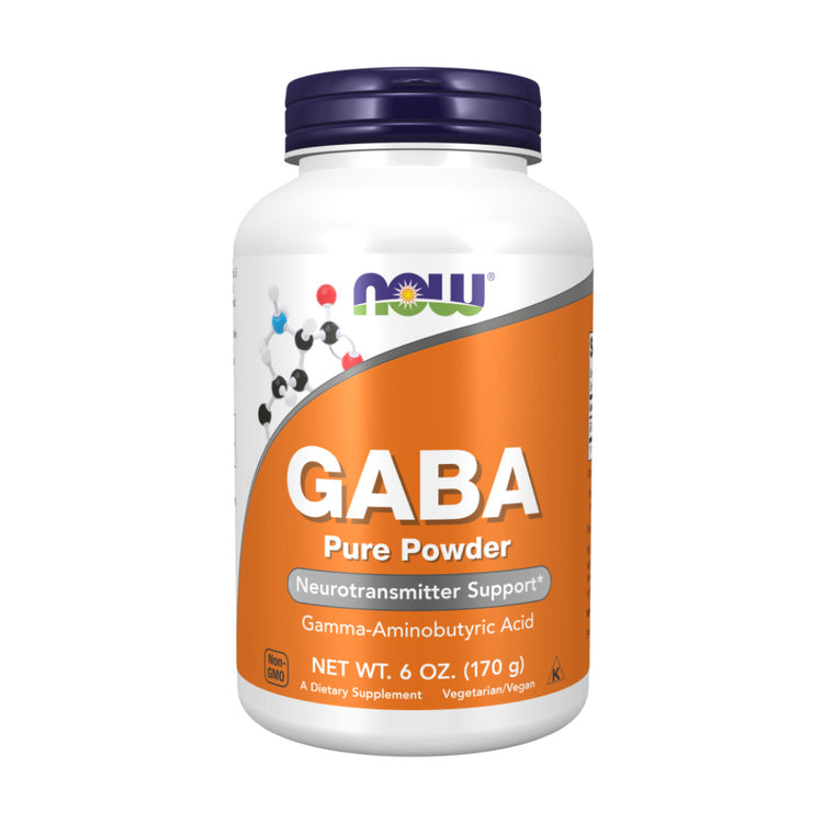 Now Foods GABA powder 170g, front of pack