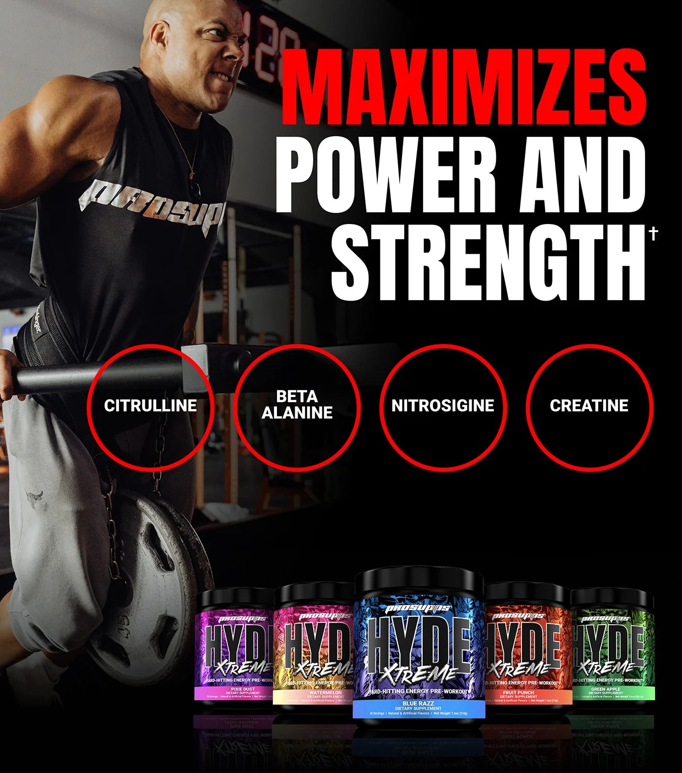 ProSupps HYDE Xtreme – High-Intensity Pre-Workout Energy & Focus Formula