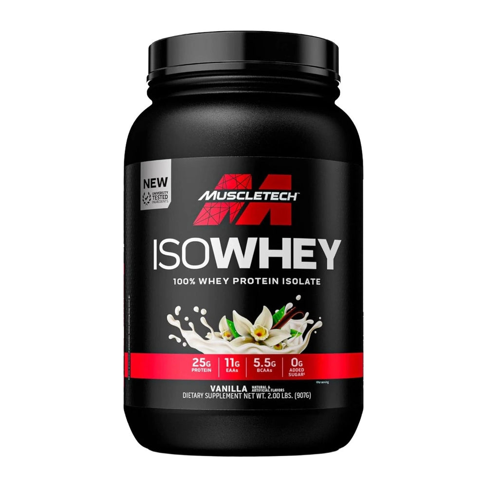 MuscleTech IsoWhey whey protein isolate powder – high-purity protein supplement 