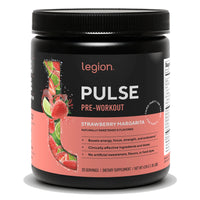 Legion Pulse pre-workout Strawberry Margarita 20 servings tub