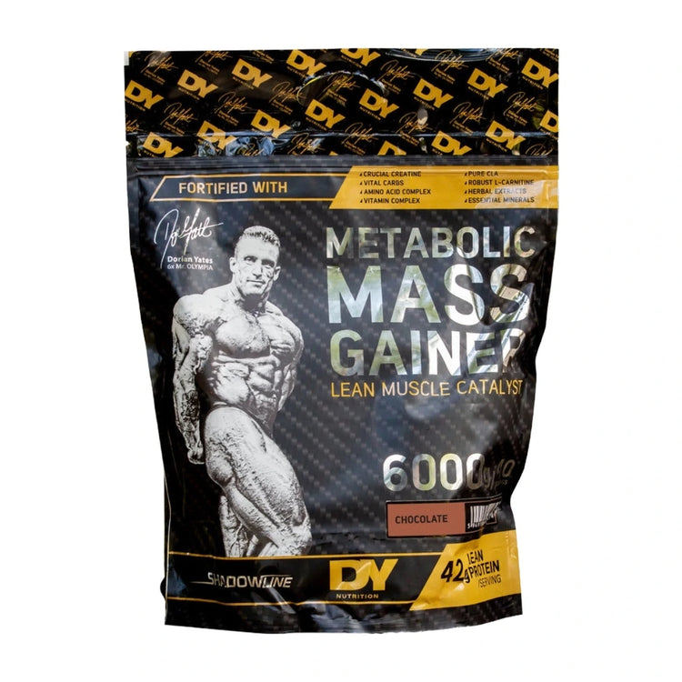 Dorian Yates Nutrition Metabolic Mass Gainer bag – high-calorie protein and carb supplement