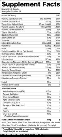 MuscleSport Multi Vita Revolution 60 capsules, alternative view
