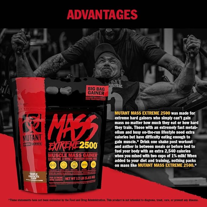 Mutant Mass Xtreme product advantages graphic