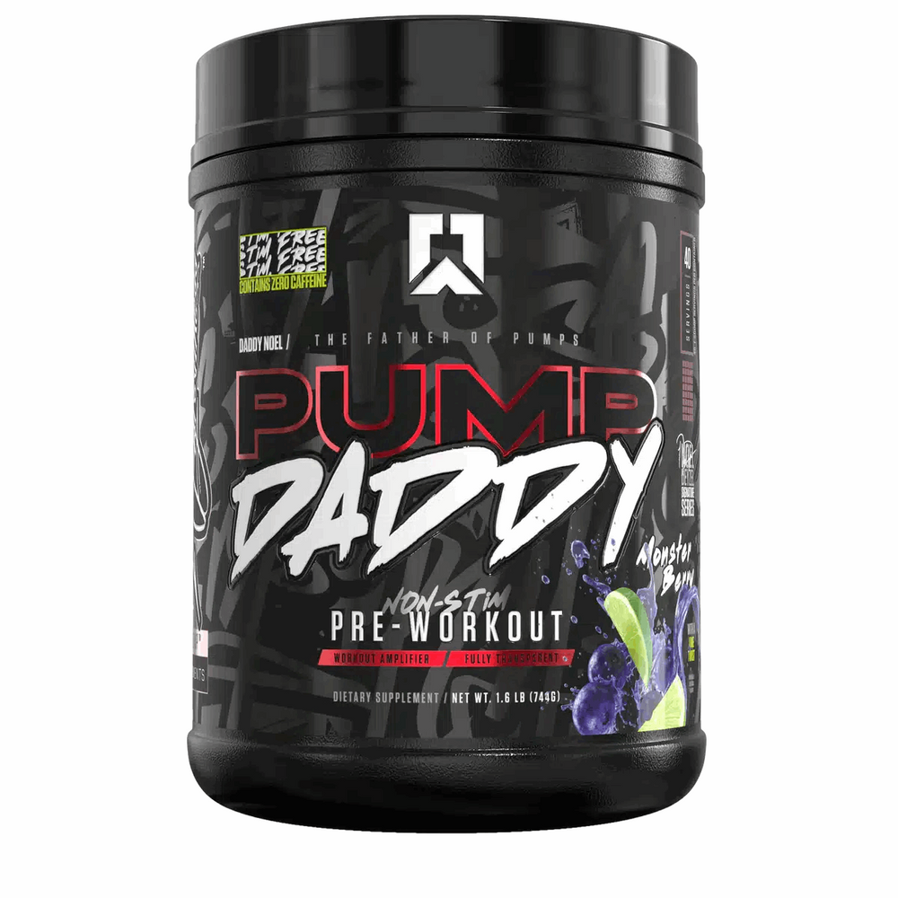 ryse pump daddy pre-workout monsterberry lime