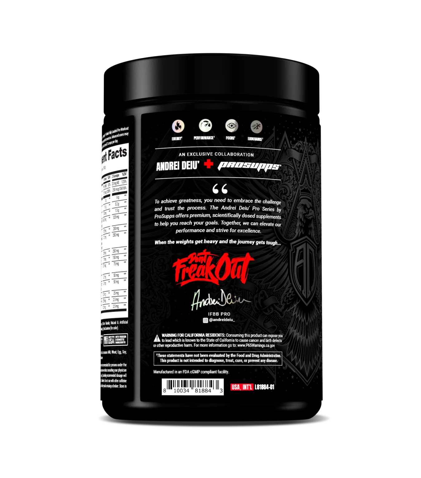 Pro Series Infinite Fully Loaded Pre-Workout – Advanced Energy & Focus Formula