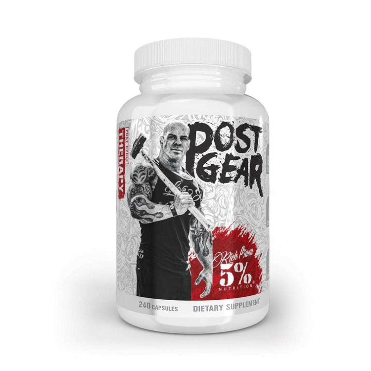 Rich Piana 5% Nutrition Post Gear, 240 capsules tub