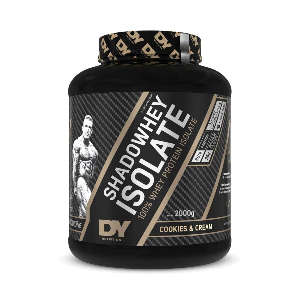 Dy Nutrition Isolate Whey Protein Shadowhey 2Kg, 66 Servings