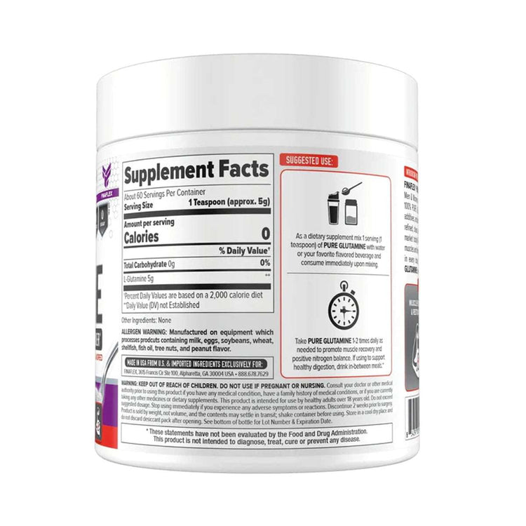 Finaflex Glutamine Pure 300g tub, alternative view