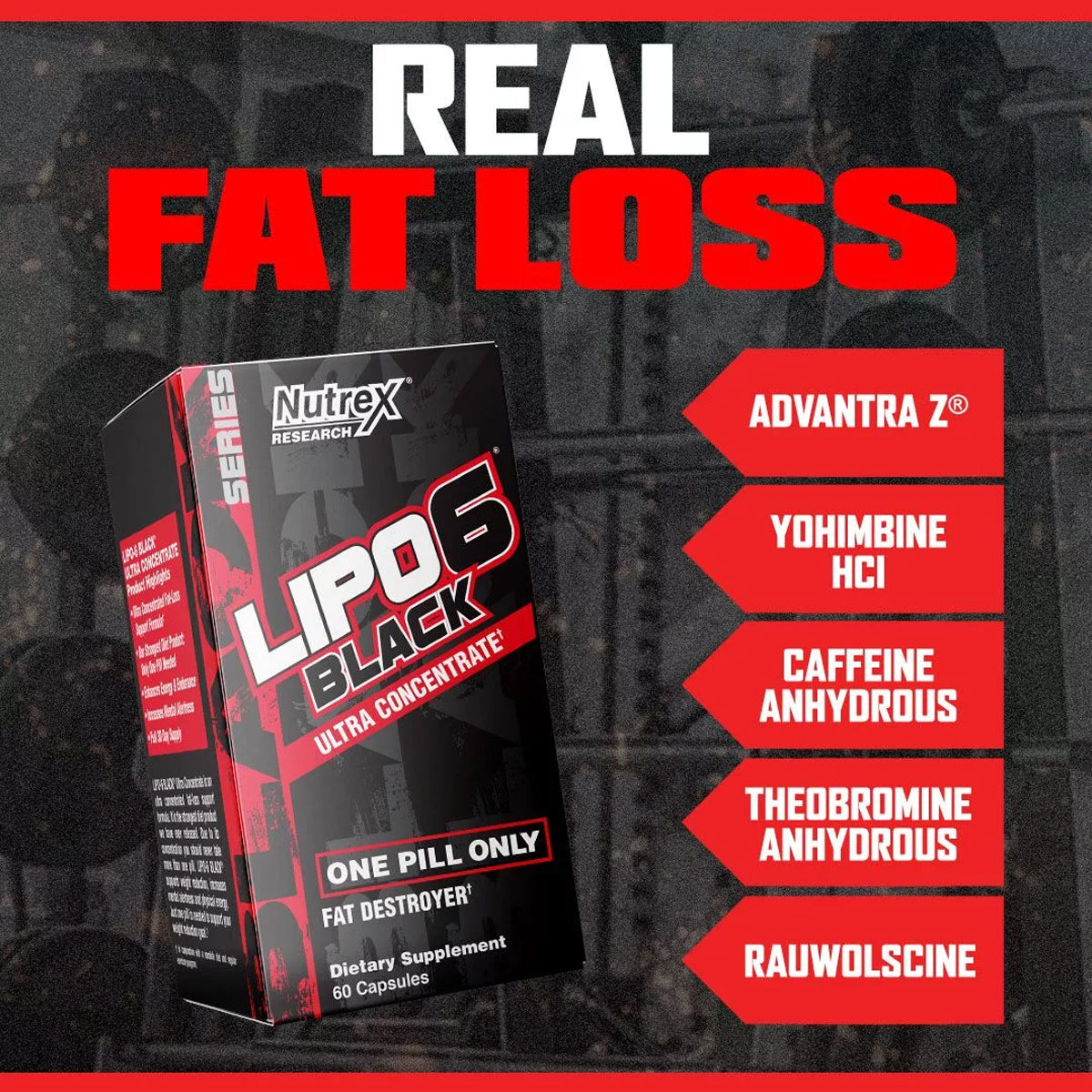 Nutrex Research Lipo 6 Black Concentrate 60 Caps