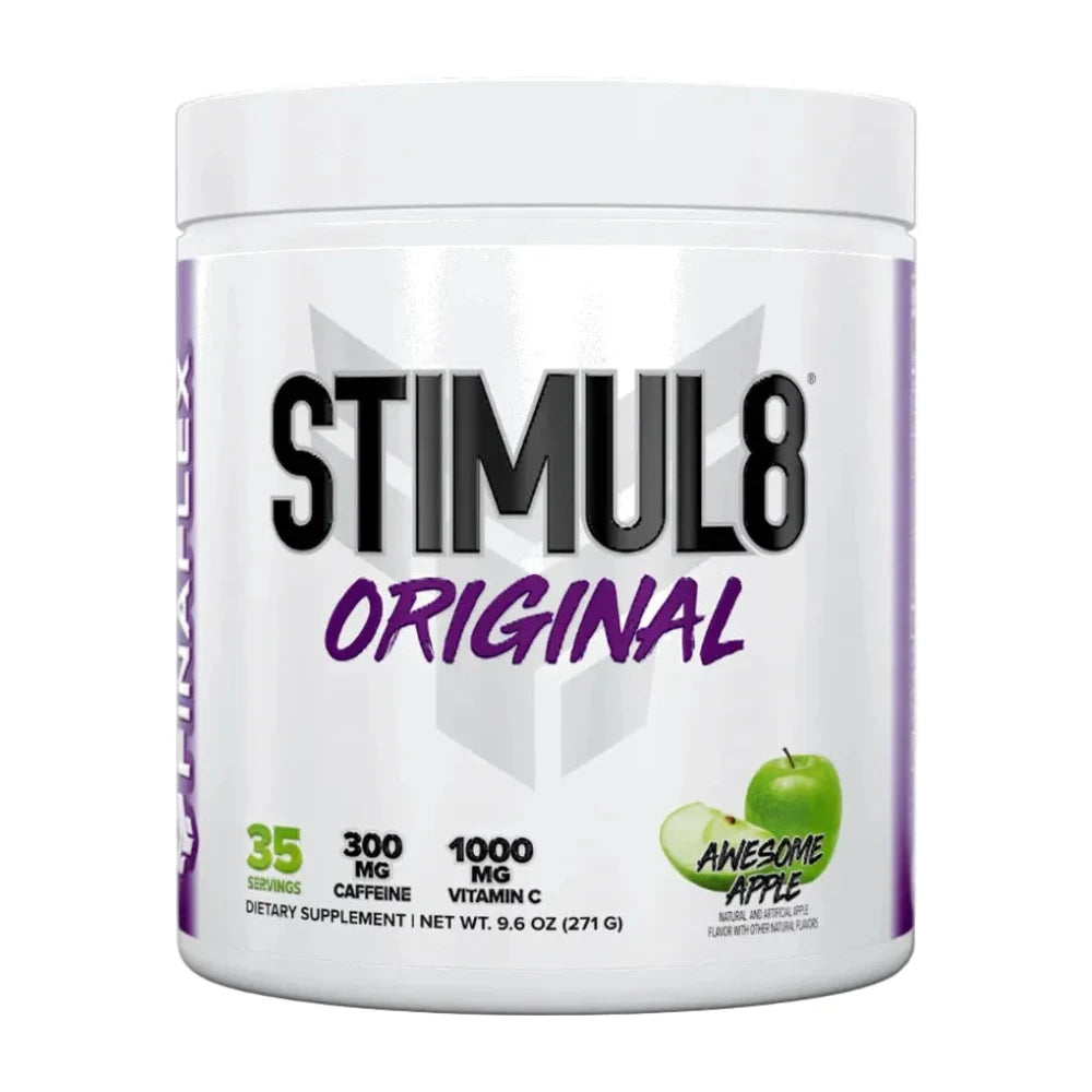 Finaflex STIMUL8 Original pre-workout tub, Awesome Apple flavour, 35 servings