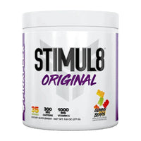 Finaflex STIMUL8 Original pre-workout tub, Gummy Bears flavour, 35 servings