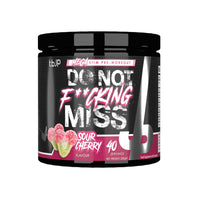 TBJP DNFM Sour Cherry high-stim pre-workout 320g, 40 servings