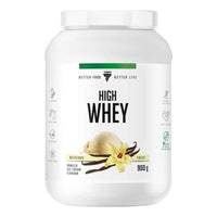 Trec Nutrition High Whey Vanilla Ice Cream flavour 900g tub, front of pack on white background