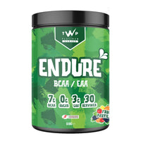 TWP Nutrition Endure BCAA + EAA 510g tub, Fruit Pastilles, front of pack on white background